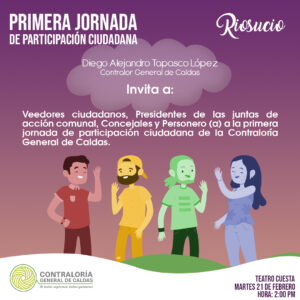 Lee más sobre el artículo Semana de la Participación Ciudadana Municipio de Riosucio