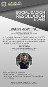 Lee más sobre el artículo Invitación a los Sujetos de Control del Municipio de Riosucio