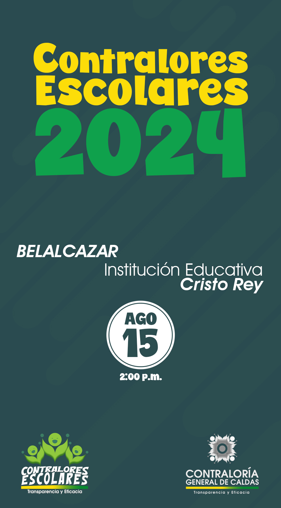 En este momento estás viendo Acto de Posesión Contralores Escolares 2024-Municipio de Belalcázar