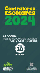 Lee más sobre el artículo Acto de Posesión Contralores Escolares 2024-Municipio de La Dorada Caldas