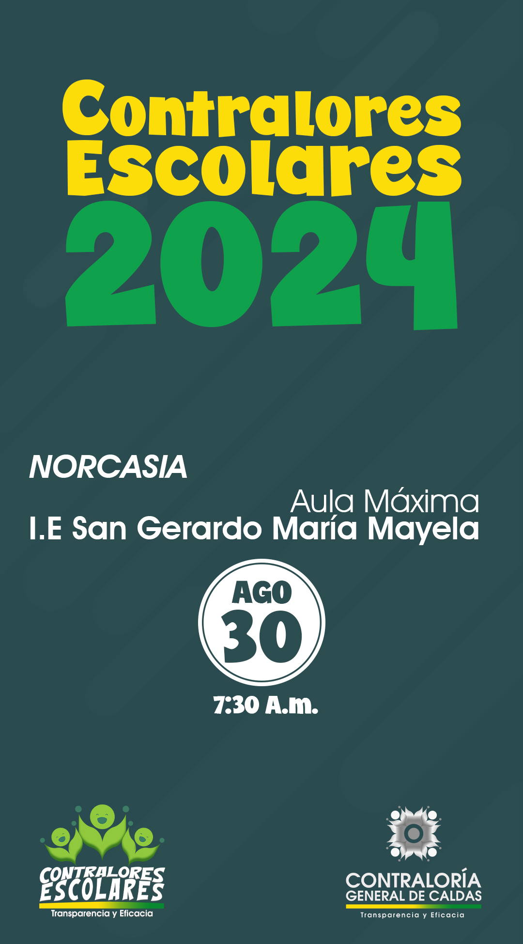 Lee más sobre el artículo Acto de Posesión Contralores Escolares 2024-Municipio de Norcasia Caldas