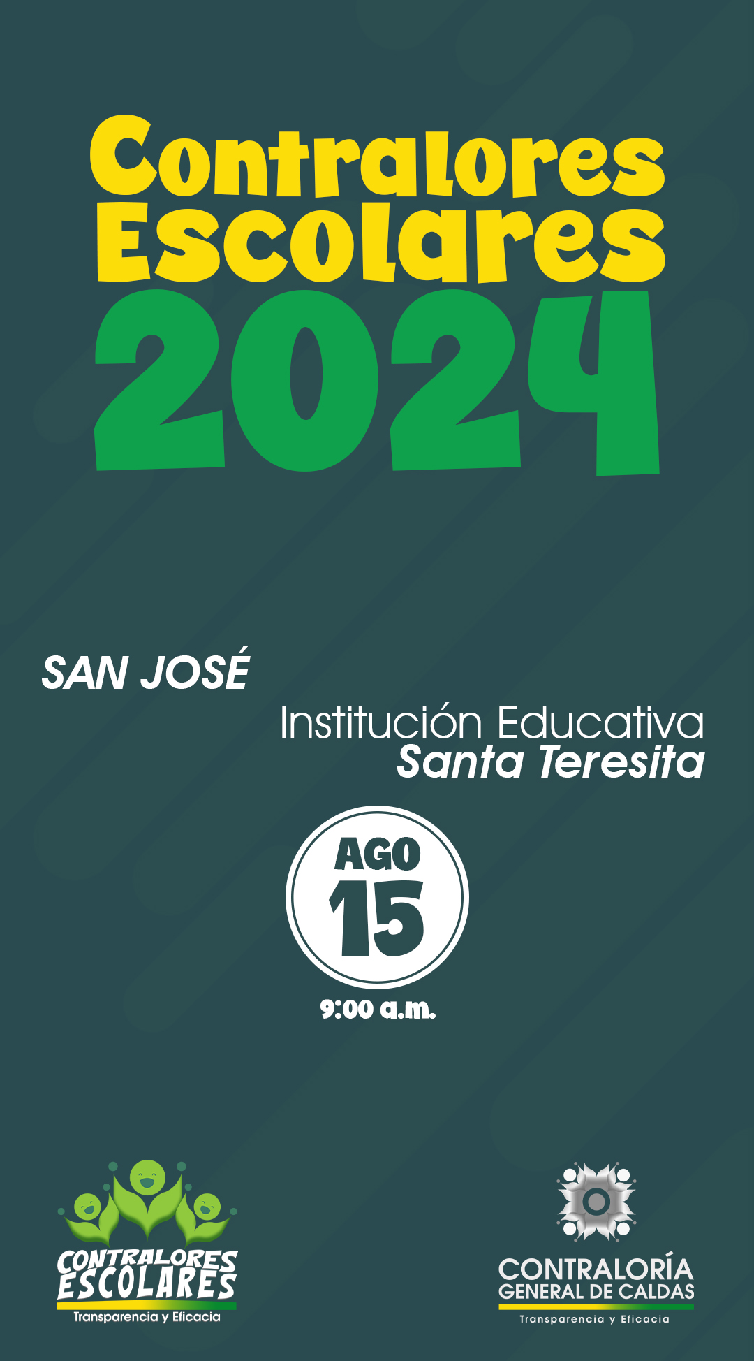 Lee más sobre el artículo Acto de Posesión Contralores Escolares 2024-Municipio de San José