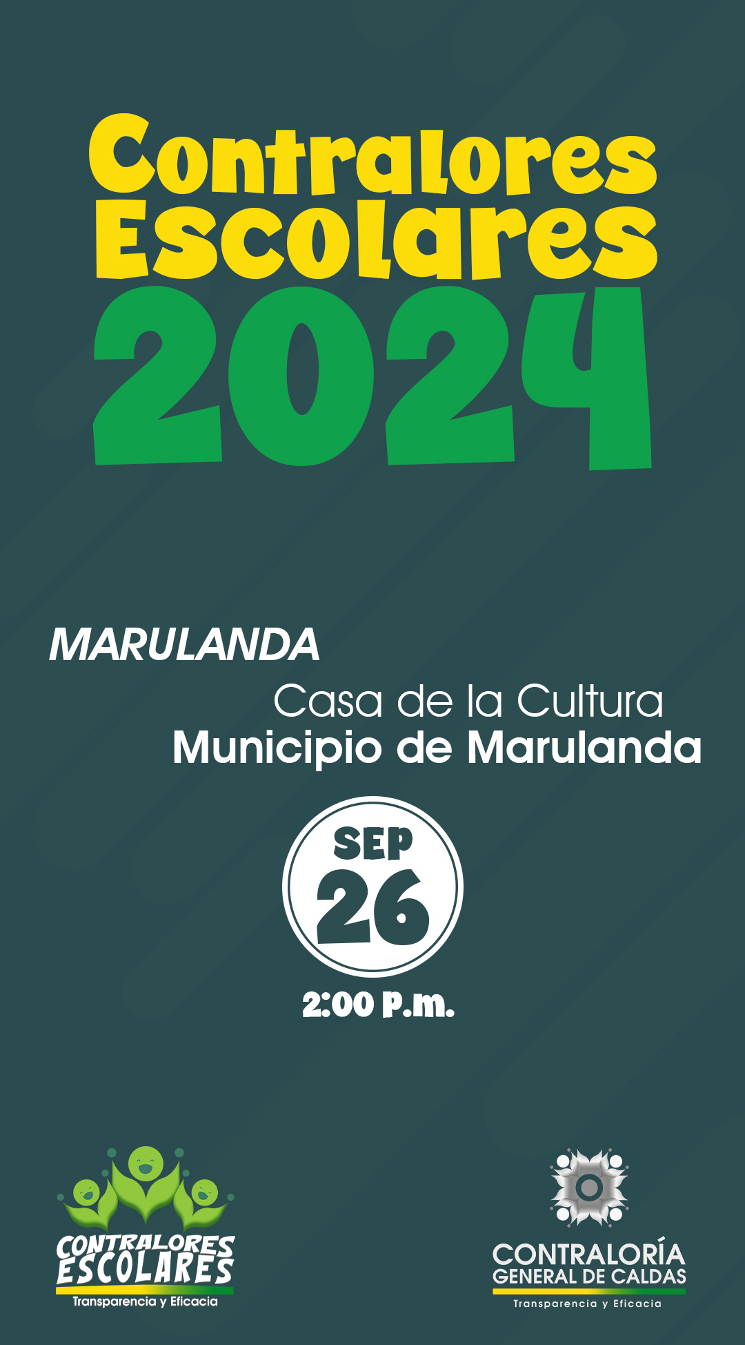 Lee más sobre el artículo Acto de Posesión Contralores Escolares 2024-Municipio de Marulanda