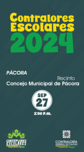 Lee más sobre el artículo Acto de Posesión Contralores Escolares 2024-Municipio de Pácora