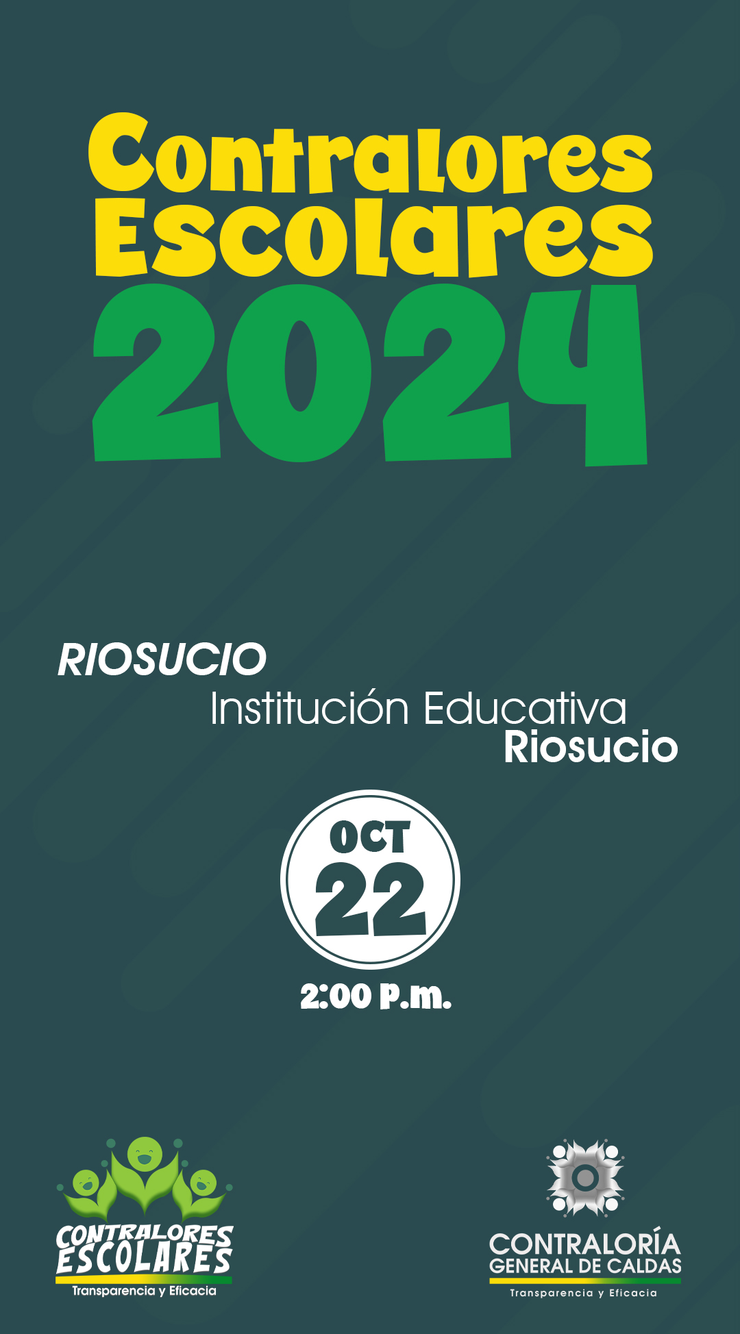 Lee más sobre el artículo Acto de Posesión Contralores Escolares 2024-Municipio de Riosucio