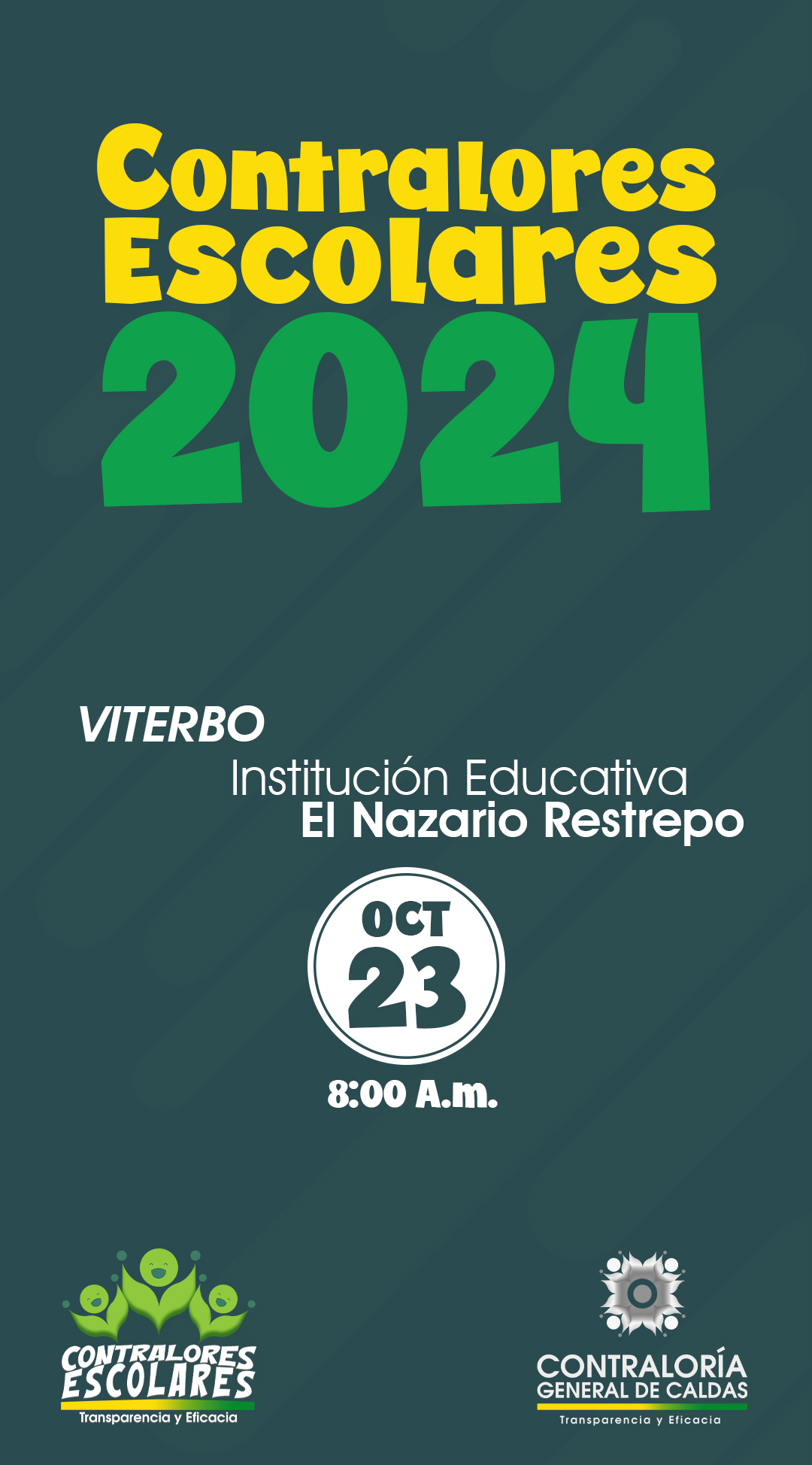 Lee más sobre el artículo Acto de Posesión Contralores Escolares 2024-Municipio de Viterbo