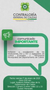 Lee más sobre el artículo Invitación a la capacitación Resoluciones 552 y 557 (Concejos y Personerías Municipales)